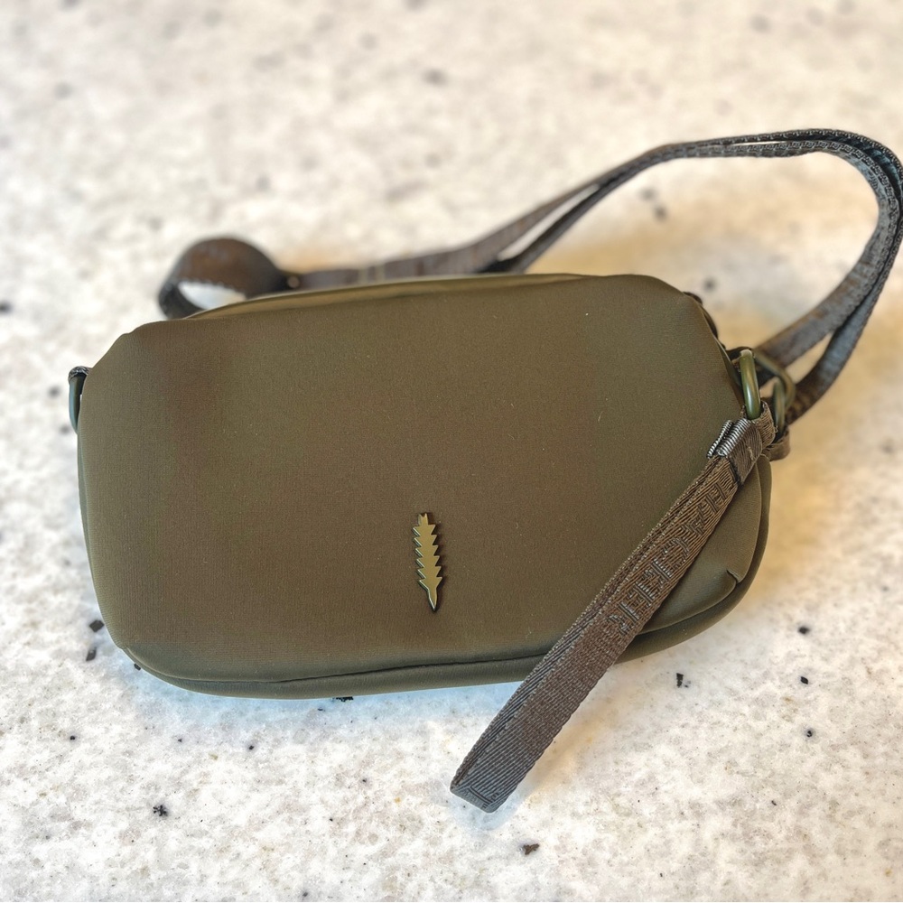 Olive Green Thacker Crossbody Bag